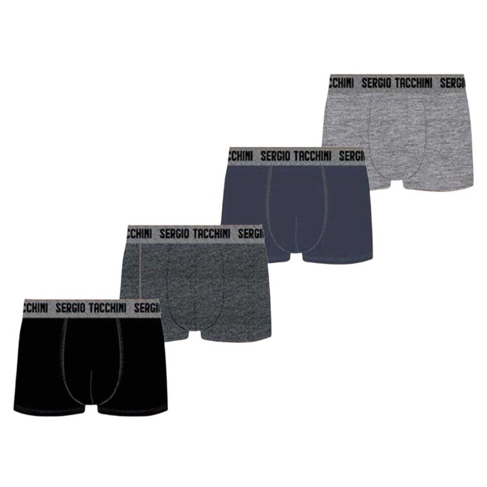 Sergio Tacchini Mens Plain Briefs (Pack of 4) / Multicolored